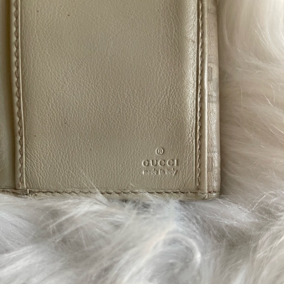 GUCCI GUCCISIMA PRINCY OFF WHITE CONTiNENTAL LONG WALLET - Picture 7 of 14